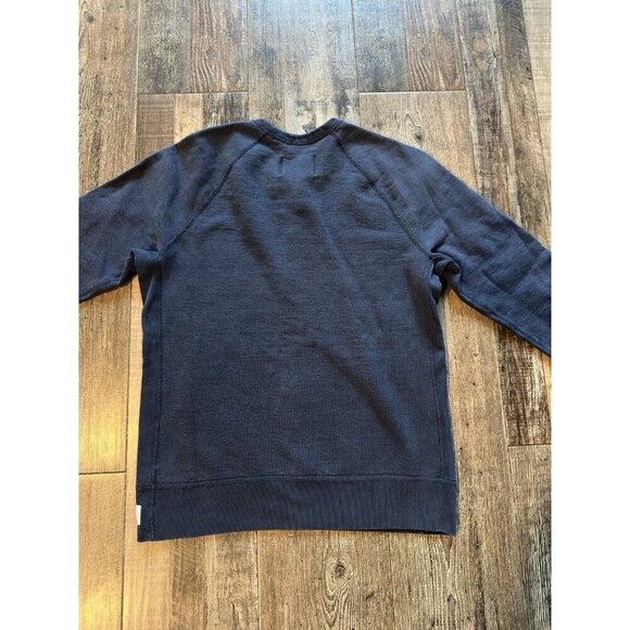 Reigning Champ Men's Brushed Terry Crewneck in Navy Size XS - Picture 7 of 7